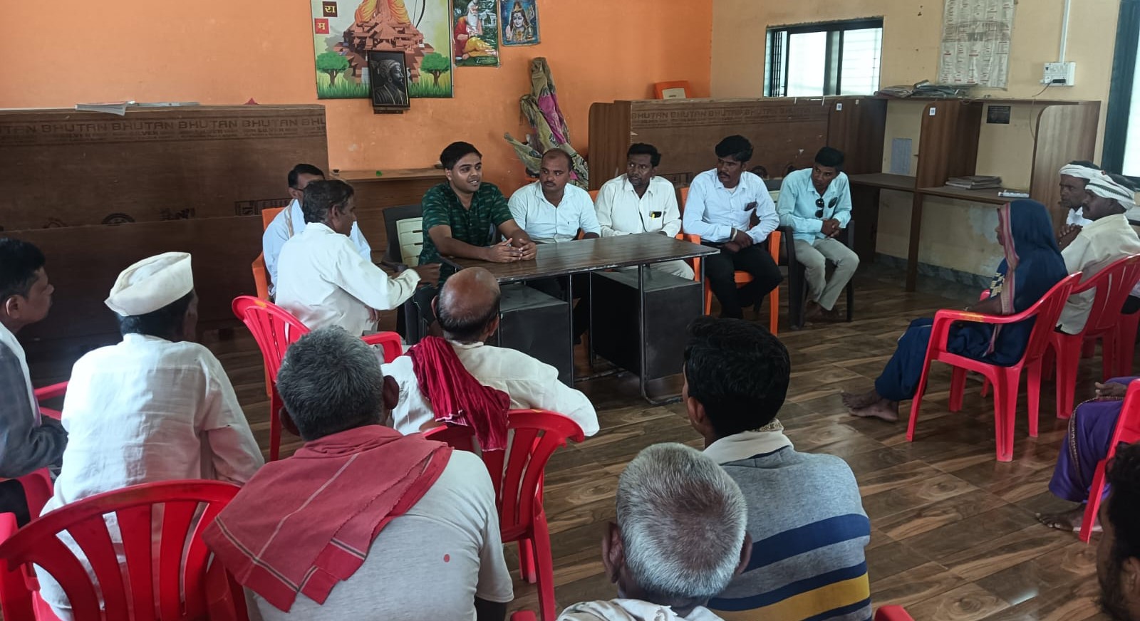 Leading Individual Forest Rights Awareness Meeting in Jalgaon.